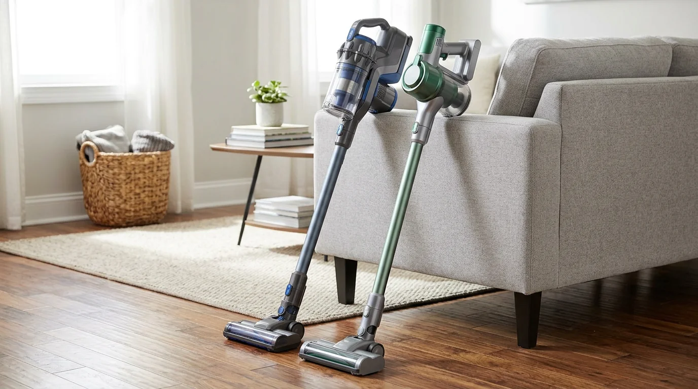 Product comparison review - Shark PowerDetect Speed Plus vs Dyson V15 Detect Absolute: Cordless Vacuum Head-to-Head